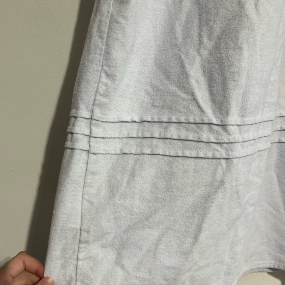 Eileen West Fairy Tale Cotton Flannel Nightgown Blue Size XL Embroidered Cottage - Picture 12 of 13